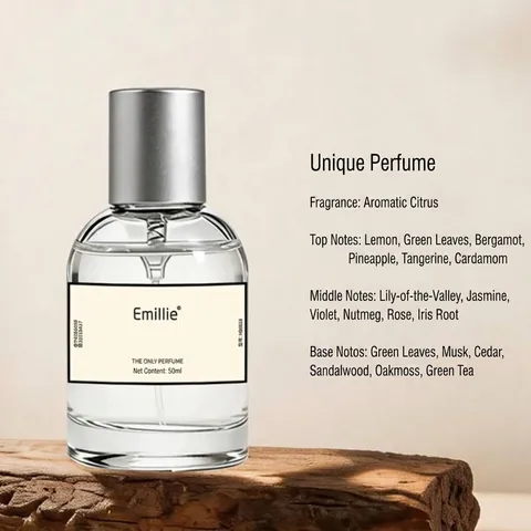 Emillie Laboratory Eau De Parfum για Γυναίκες Φρέσκο Μεγάλης Διάρκειας Ανθώδες Εσπεριδοειδές Άρωμα Καθημερινό Γυάλινο Μπουκάλι