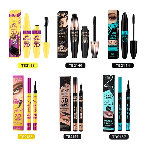 Waterproof Mascara Eyeliner Set Tao Beauty Long Lasting Smudge Proof Lengthening Volumizing Eye Makeup Cosmetic For Women