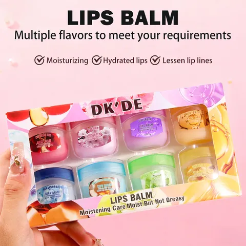 Moisturizing Lip Mask Set For Lip Care Repair Nourishing Hydrating Lip Balm Paste Lip Gloss Beauty Cosmetics For Women