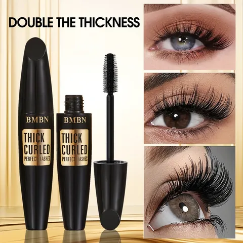 BMBN Waterproof Thickening Curling Mascara Long Lasting Smudge Proof Lengthening Perfect Lashes For Women Daily Eye Makeup Cosmetic