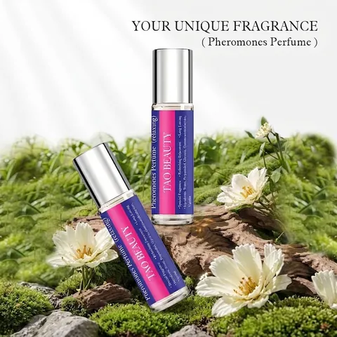 Tao Beauty Parfum de Phéromone Roll-on Longue Durée Parfum Frais Floral Fruité Sans Alcool Relaxant pour Femmes