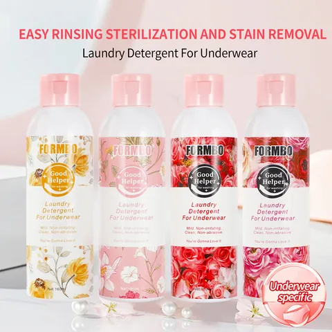 FORMBO Lingerie Laundry Detergent Deep Cleaning Mild Antibacterial Formula For Underwear Blood Stain Removal Liquid