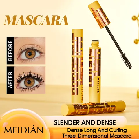 Waterproof Mascara Black Lengthening Volumizing Curling Long Lasting Makeup Eye Cosmetic For Women Dense Lash Extension