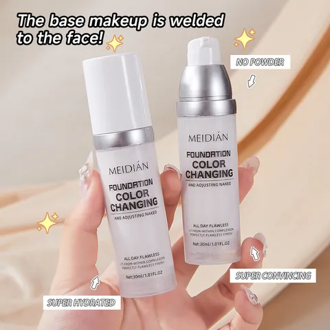 Meidian Make-up Αλλαγής Χρώματος Μακράς Διαρκείας Ενυδατικό Φυσικό Καλυπτικό Αψεγάδιαστο Φινίρισμα Μακιγιάζ Προσώπου