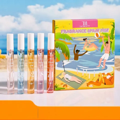Set di Profumo Spray Floreale a Lunga Durata Donna Rinfrescante Orchidea Fresia Profumo Digitale Confezione Regalo Flacone in Vetro