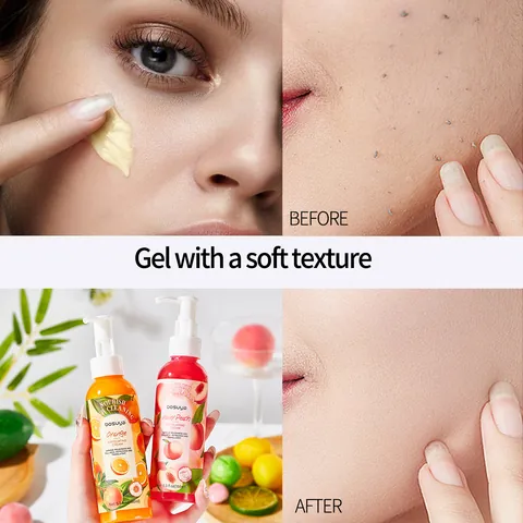 Bosuya Fruit Extract Body Exfoliating Cream For Deep Cleaning Moisturizing Natural Skin Care Scrub For Women And Men