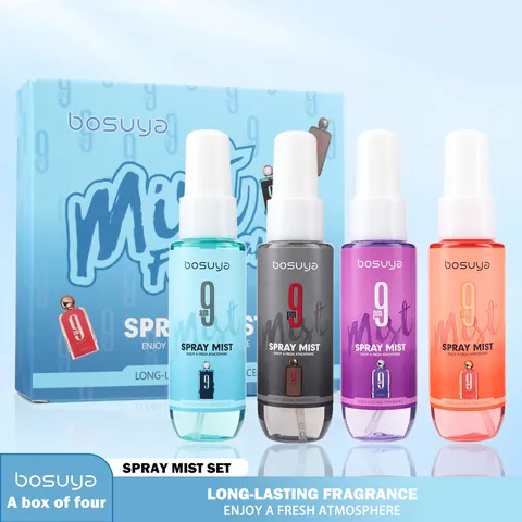 Bosuya Alcohol Free Fragrance Spray Mist Set Long Lasting Body Hair Scent Digital Series For Women Everyday Fragrance Gift Set