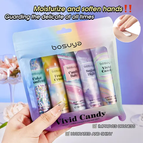 Σετ Αρωματισμένης Κρέμας Χεριών Bosuya Ενυδατικό Αναζωογονητικό Αρωματική Λοσιόν Χεριών για Ξηρό Δέρμα Γυναικείο Δώρο
