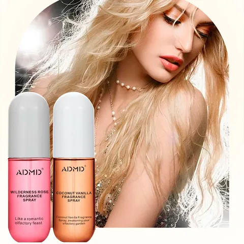 ADMD Wilderness Rose Coconut Vanilla Spray Profumato per Capelli e Corpo Nebbia di Profumo Rinfrescante a Lunga Durata