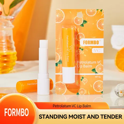 FORMBO Bálsamo Labial de Petrolato VC Hidratante Suavizante de Líneas de Labios Iluminador Vitamina C Cuidado Labial Nutritivo