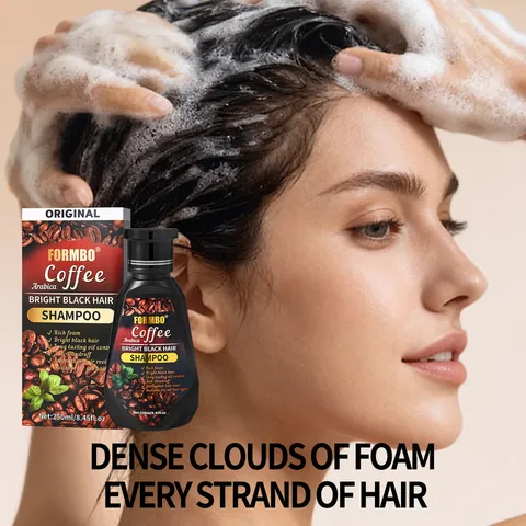 FORMBO Arabica Café Champú para el Cabello Gel de Ducha Mascarilla Capilar Limpieza Profunda Nutritiva Control de Grasa Reparador