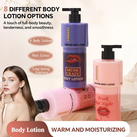 FORMBO Perfume Body Lotion Musk Scent Moisturizing Skin Care Cream For Improving Dryness Soothing Fragrant Skin For Women Men