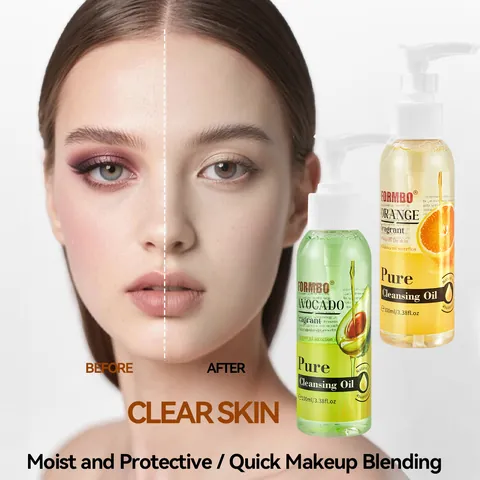 FORMBO Pure Cleansing Oil Deep Cleaning Gentle Makeup Remover Avocado Orange Fragrant Non Greasy Face Care