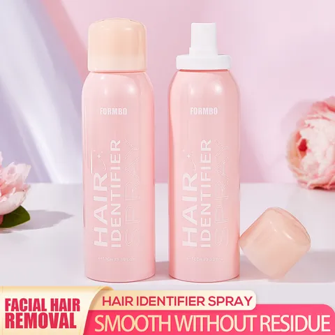 FORMBO Spray Identificador de Vello Con Juego de Maquinillas para Identificación de Vello Facial Limpieza Suave de la Piel
