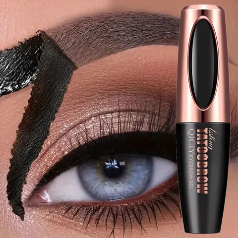 QICIY Peel Off Eyebrow Gel Waterproof Long Lasting Semi Permanent Eyebrow Tint Tattoo Brow Gel Makeup For Women Daily Use
