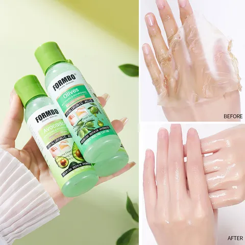 Formbo Gel Exfoliante con Ácido Hialurónico Aguacate Oliva Blanqueador Nutritivo Cuerpo Gel Limpiador Reparación de la Piel Eliminador de Piel Muerta