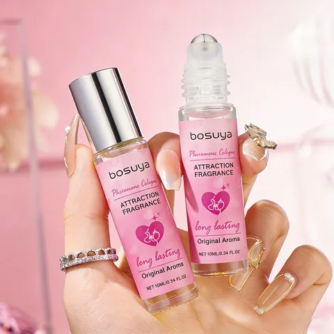 Huile Essentielle de Parfum Roll-on aux Phéromones Fleur d'Oranger pour Femme Longue Durée Sans Alcool Parfum Portable Bouteille en Verre