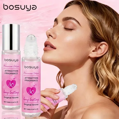 Huile Essentielle de Parfum Roll-on aux Phéromones Fleur d'Oranger pour Femme Longue Durée Sans Alcool Parfum Portable Bouteille en Verre