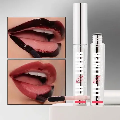 Matte Peel Off Lip Liner Tattoo Long Lasting Waterproof Lip Contour Pen Smooth Application For Women Daily Party Lip Makeup