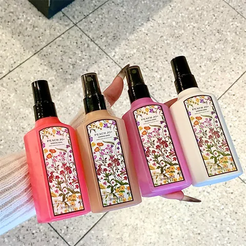 Peach Jo Qimeng Series Fragrance Spray Floral Scent Jasmine Freesia Gardenia Deodorant Body Mist For Women Daily Wellness