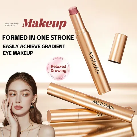 Gradient Eyeshadow Stick Pearlescent Shimmer Four Color Makeup Eye Shadow Pen Beginner Friendly Waterproof Smudge Proof Cosmetic