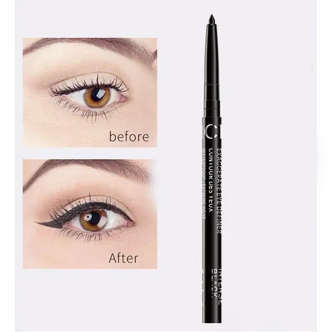 QICIY 2-in-1 Mascara And Eyeliner Makeup Set Waterproof Volumizing Long Lasting Curled Intense Black Eye Makeup Kit For Women