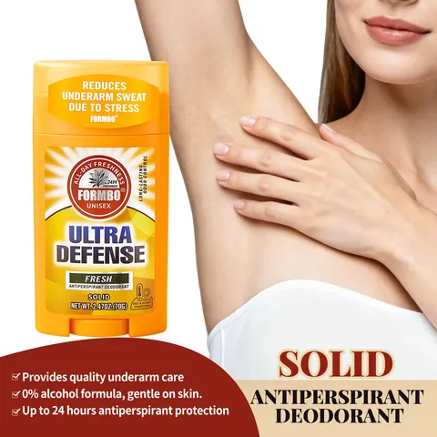 FORMBO Ultra Defense Antiperspirant Deodorant Stick 24H Odor Protection Unisex Sport Solid Deodorant For Underarm Freshness