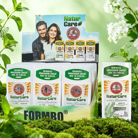 FORMBO NaturCare Natural Antiperspirant Deodorant Stick Unisex Long Lasting Fragrance Plant Based Body Deodorant Balm