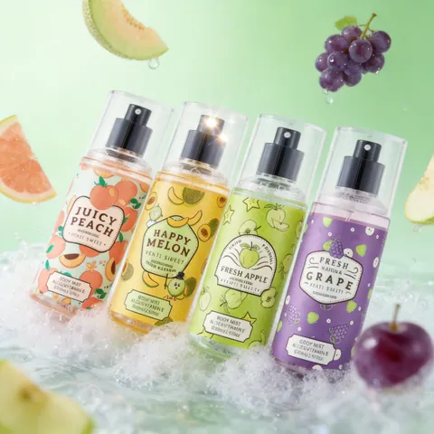 Fruit Scented Body Mist Alcohol Free Fragrance Spray With Aloe And Vitamin E For Women Daily Refreshing Body Care