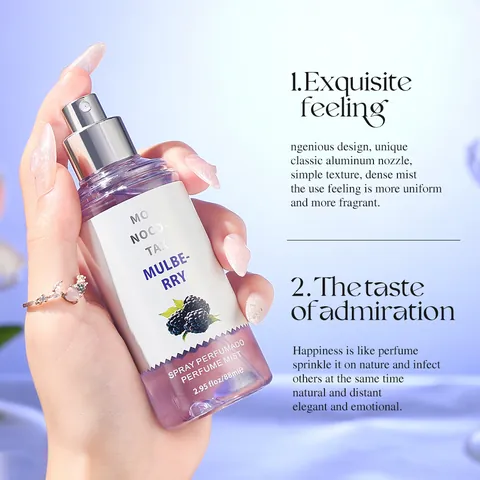 Elegante Acqua Profumata per il Corpo da Donna Profumo Floreale a Lunga Durata Spray per Uso Quotidiano Aroma Dolce da Viaggio