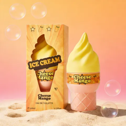 Lussuoso Profumo a Forma di Cono Gelato Spray Corpo per Donna Lunga Durata Fragranza Dolce Fruttata Fresco Estivo Regalo
