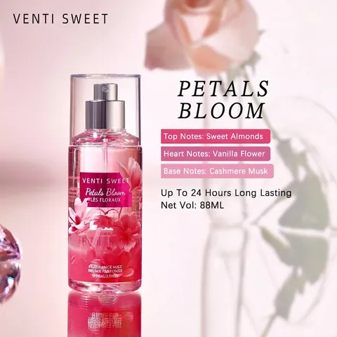 Venti Sweet Acqua Profumata Donna Lunga Durata Spray Floreale Corpo Profumo Quotidiano Elegante Princess Forma di Cuore