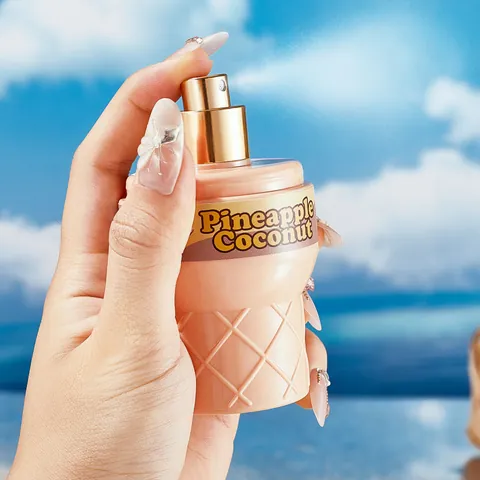 Spray Corpo Creativo a Forma di Gelato Nebbia Profumata per Donna Fragranza Gourmand a Lunga Durata Profumo Dolce