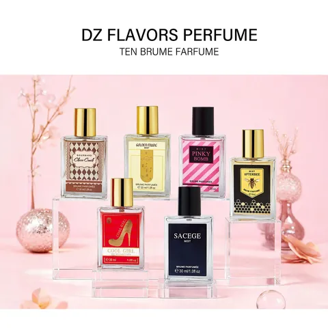 30ml Profumo da Donna a Lunga Durata Spray Multi Fragranza Floreale Orientale Legnosa Nebbia Elegante Bottiglia di Vetro Cosmetico