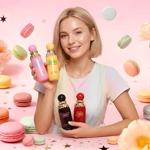 Gourmet Series Hair And Body Fragrance Mist For Women Cotton Candy Vanilla Cream Chocolate Oud Juicy Apple Long Lasting Scent Spray