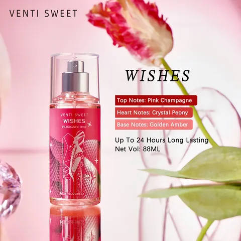 Elegant Long Lasting Floral Fragrance Mist For Women Night Wishes Body Spray Scented Perfume Gift