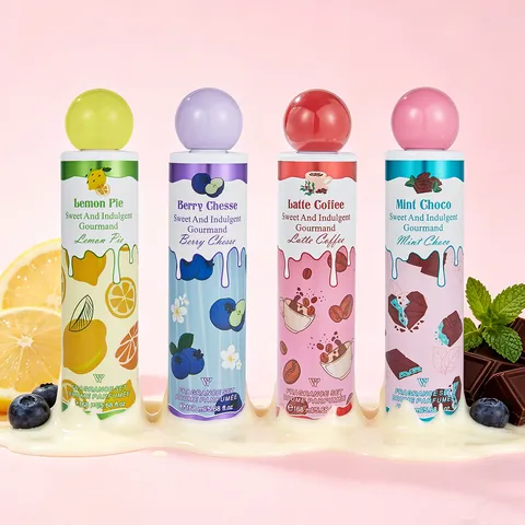 Women Gourmand Fragrance Spray Long Lasting Body Mist Sweet Dessert Scent Chocolate Lemon Coffee Berry Aroma Daily Social
