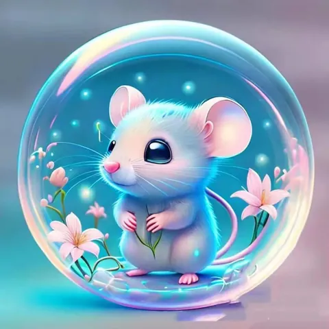 Cartoon Zodiac Sign Acrylic Car Hanging Ornament Dreamy Bubble Animal Design Printed Rearview Mirror Decoration For Vehicle Interior Home Decor
