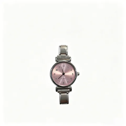 Fashion Minimalist Quartz Watch For Women Men Alloy Metal Modular Chain Strap Fresh Mori Style Sunburst Dial Wristwatch Gift