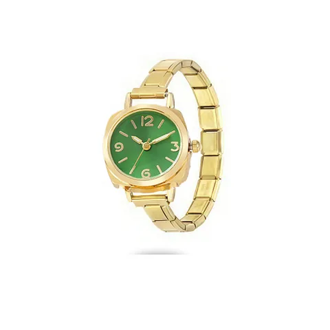 Dames Mode Modulair Roestvrij Staal Quartz Horloge Eenvoudige DIY Stijl Combinatie Band Veelzijdig Analoog Polshorloge
