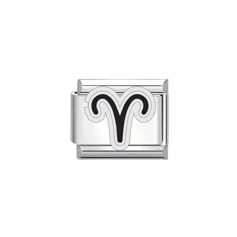 Stainless Steel Italian Charm Links 12 Constellations Zodiac DIY Modular Bracelet Splicing Components Jewelry Accessories