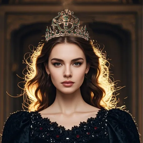 Baroque Vintage Snake Tiara Crown For Women Alloy Rhinestone Medusa Headpiece For Wedding Banquet Halloween Party Accessary