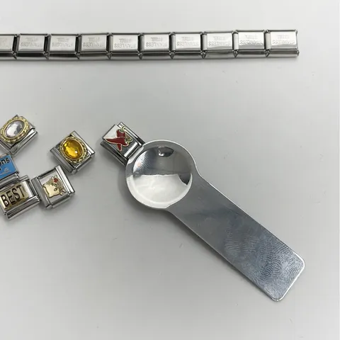 Italian Charm Bracelet Disassembly Tool Stainless Steel DIY Stitching Modular Jewelry Repair Tool For Bracelet Making