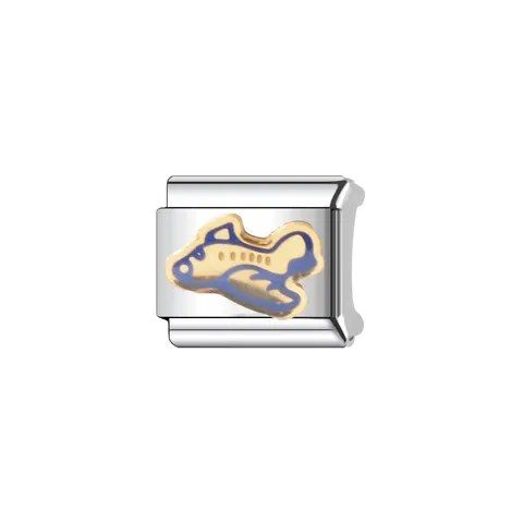 Stainless Steel Italian Charm Links For DIY Modular Bracelet Stitching Enamel Fashion Jewelry Charm Link For Men Women Accessory