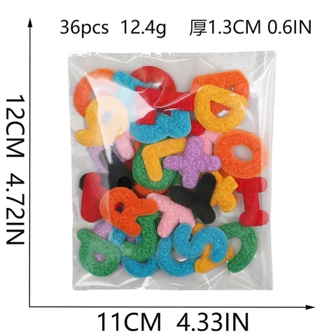 Mini Chenille Letter And Number Embroidery Patches For Clothing Towel Embroidered Alphabet Patches For DIY Apparel Bag Decoration