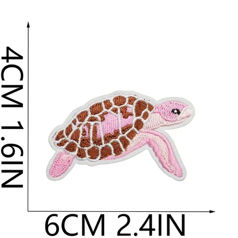 Toppe Ricamate a Tema Ragazza del Surf Rosa Poliestere Vita Marina Toppe Termoadesive per Decorazione Vestiti Accessori per Cucito DIY