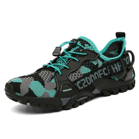 Scarpe da Acqua all'aperto da Uomo Scarpe Sportive in Mesh Traspirante Scarpe da Trekking Antiscivolo Resistenti all'usura