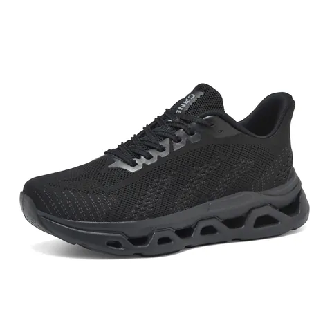 Men's Breathable Mesh Running Shoes Large Size Chunky Sneakers Hollow Sole Lightweight Casual Sports Shoes For Walking Jogging