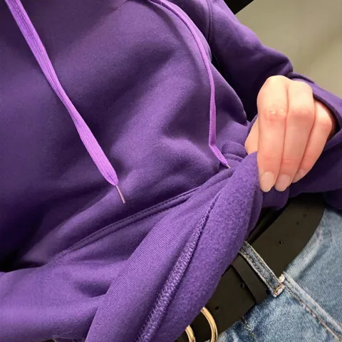 Unisex Casual Oversized Hoodie Fleece Gefüttert Pullover Langarm Einfarbig Kängurutasche Winter Warm Sweatshirt Top
