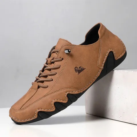 LDECK Men Women Octopus Sole Casual Shoes Low Top Microfiber Leather Martin Style Breathable Outdoor Sneakers Plus Size